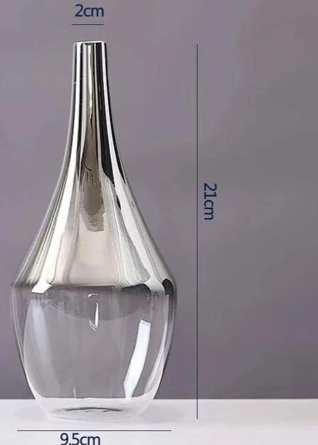 Silver Gradient Vase