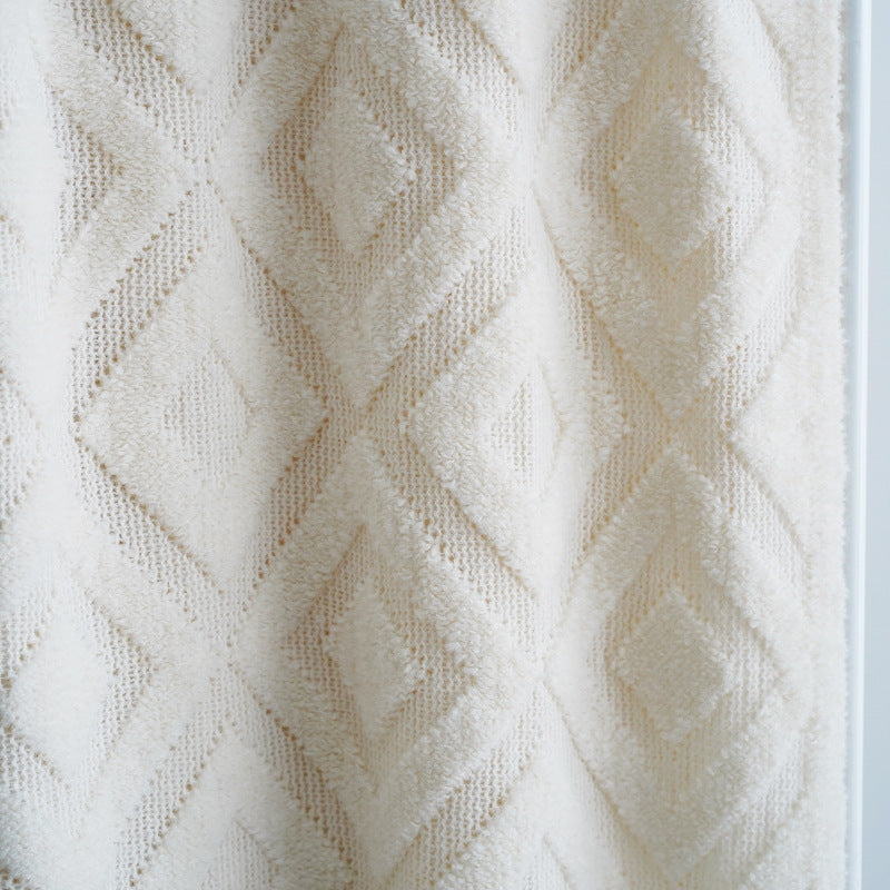 Jacquard Knitted Throw
