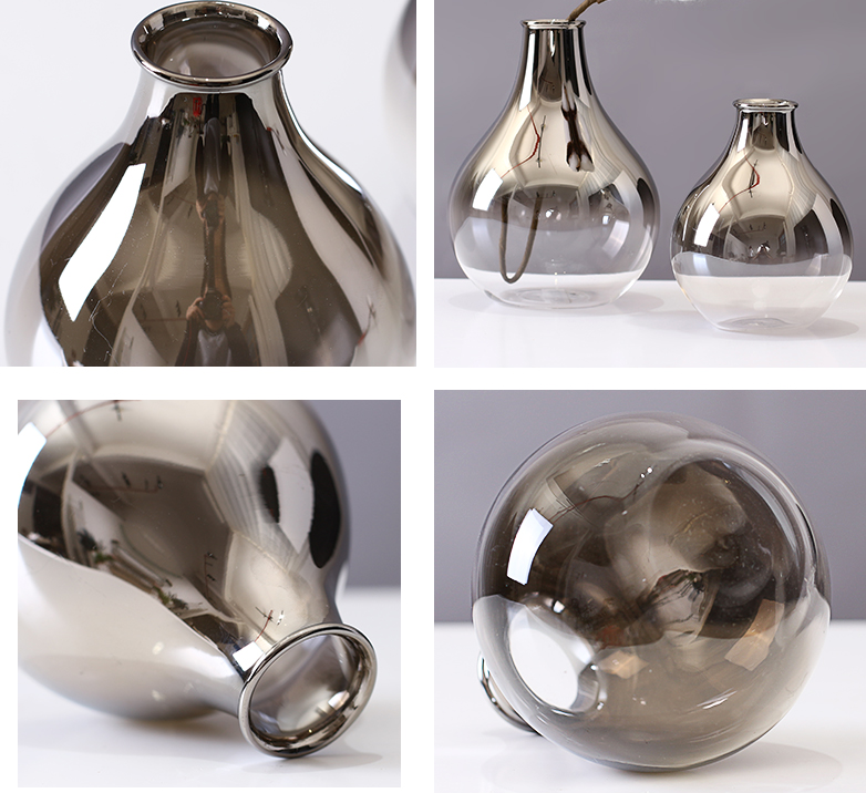 Silver Gradient Vase