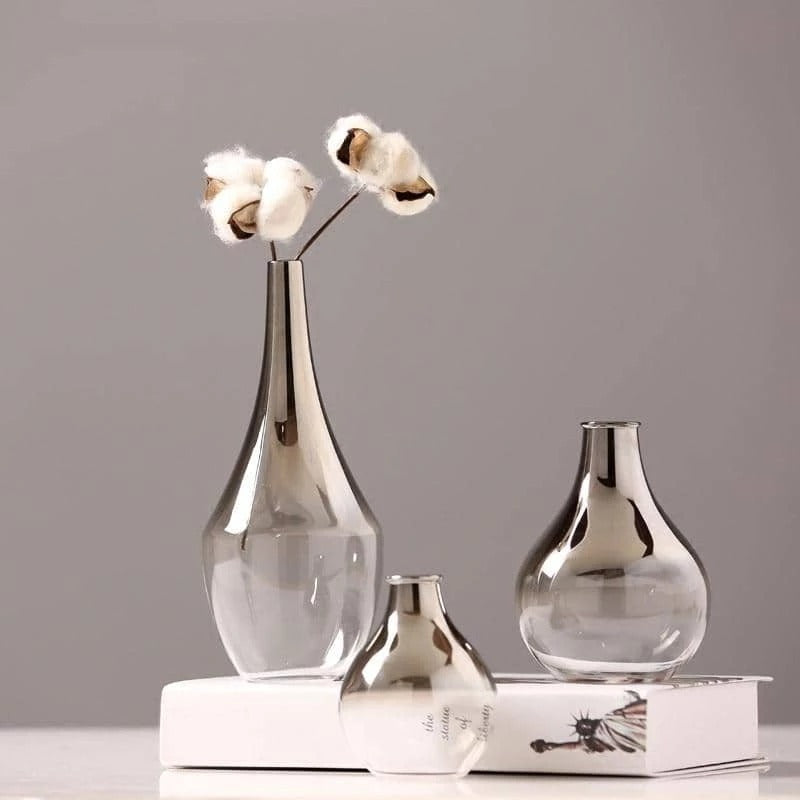 Silver Gradient Vase
