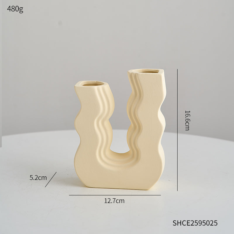 Colorful Waves Vase