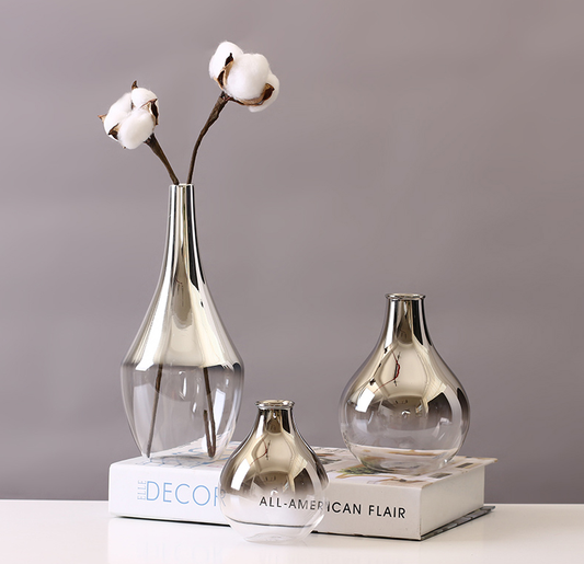 Silver Gradient Vase