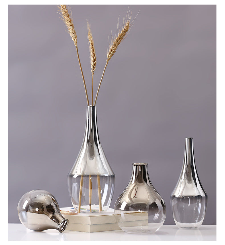 Silver Gradient Vase