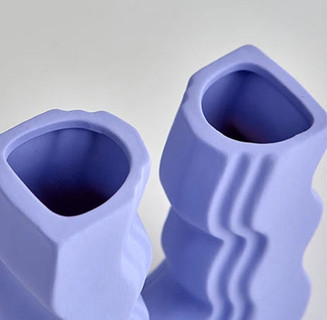 Colorful Waves Vase