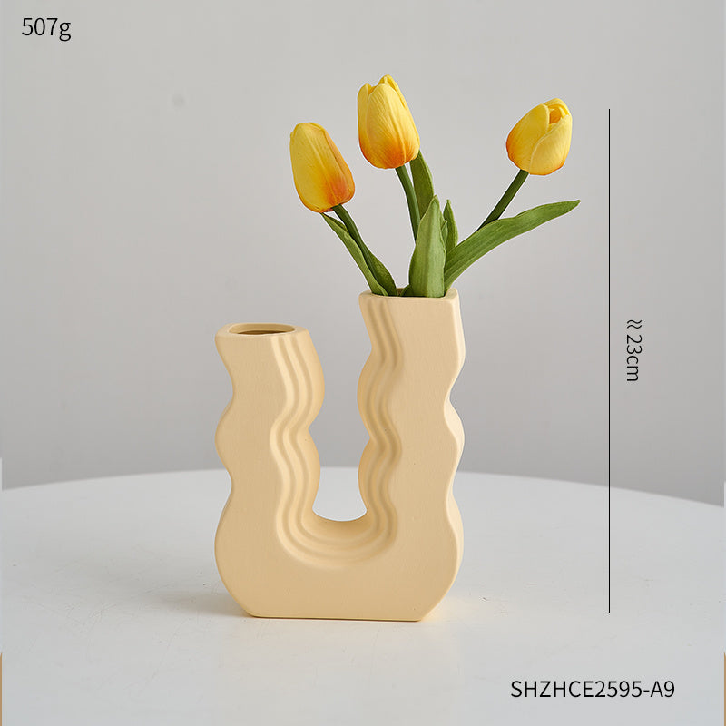 Colorful Waves Vase