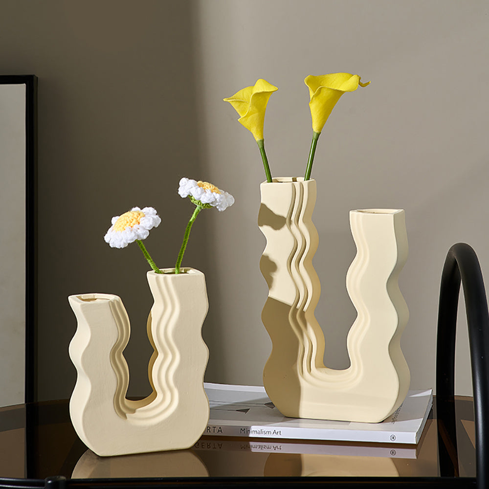 Colorful Waves Vase