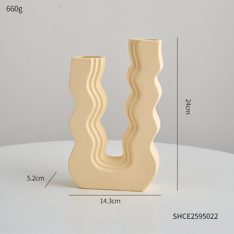 Colorful Waves Vase