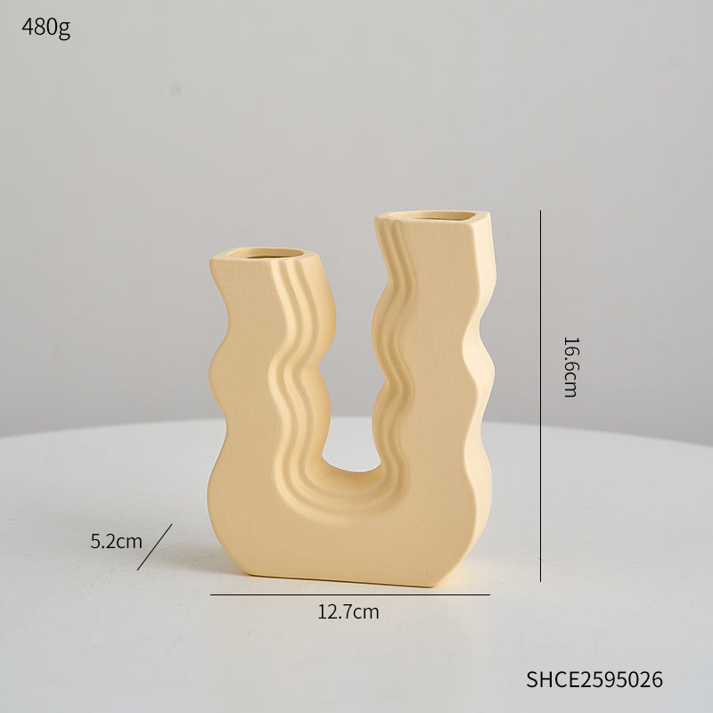 Colorful Waves Vase
