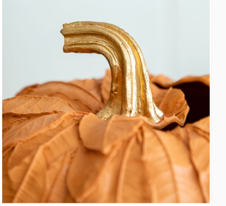 Leaves Pumpkin Vase