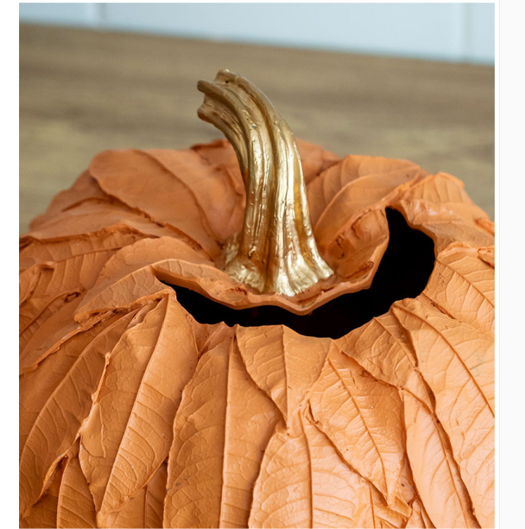 Leaves Pumpkin Vase