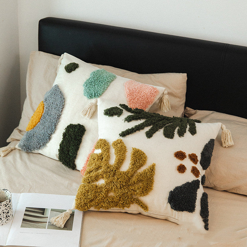 Tufted & Colored Pillow