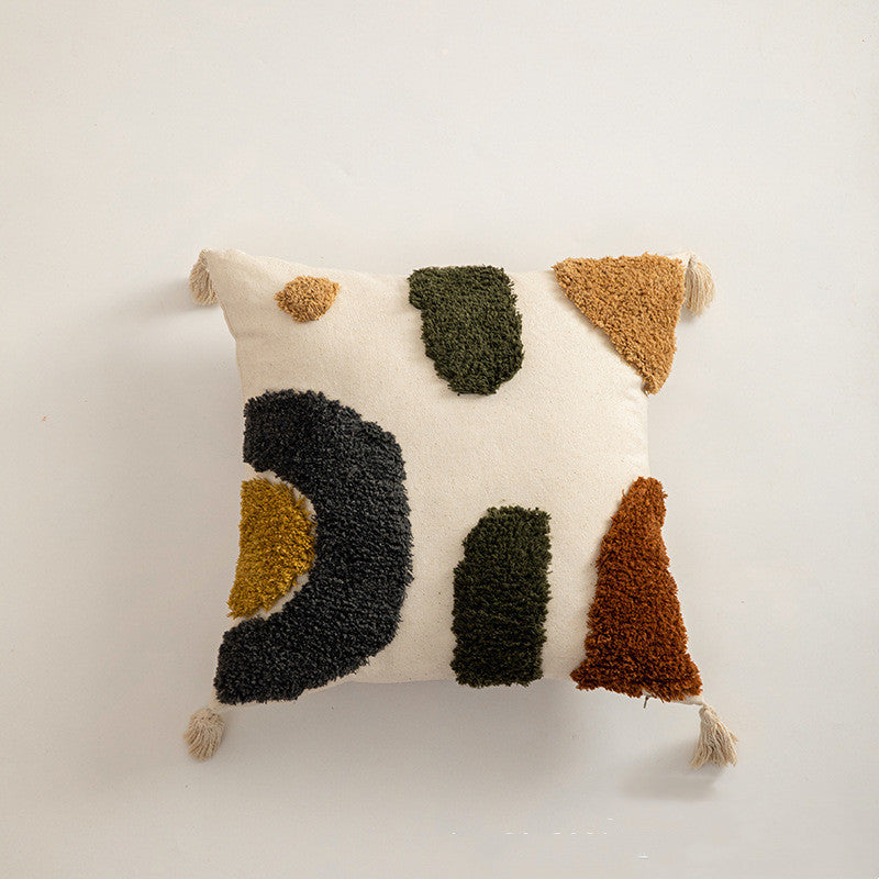 Tufted & Colored Pillow