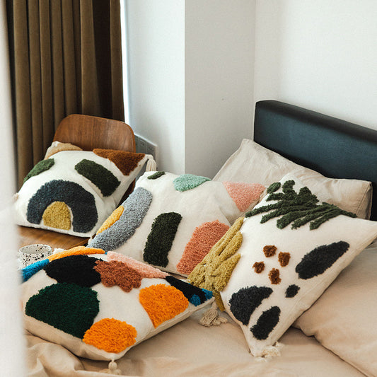 Tufted & Colored Pillow