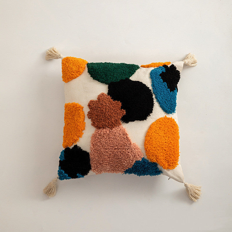 Tufted & Colored Pillow