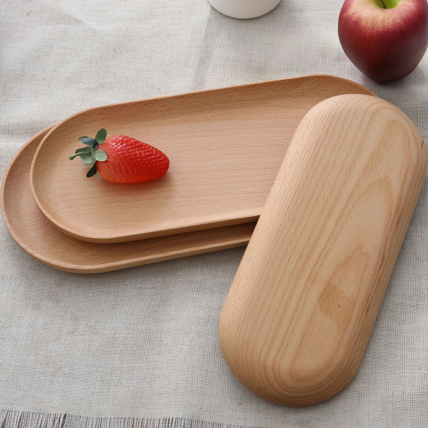 Oval Wood Tray