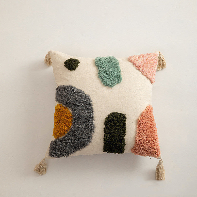 Tufted & Colored Pillow