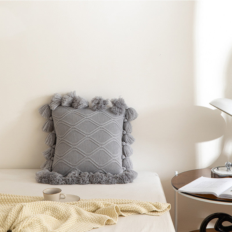 Knitted Throw Pillow